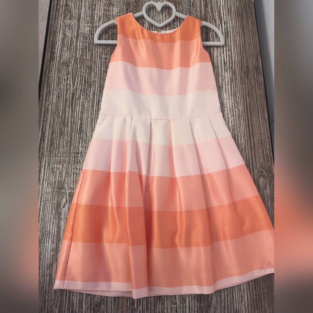 Lili Gaufrette Size 5 Striped Summer Dress